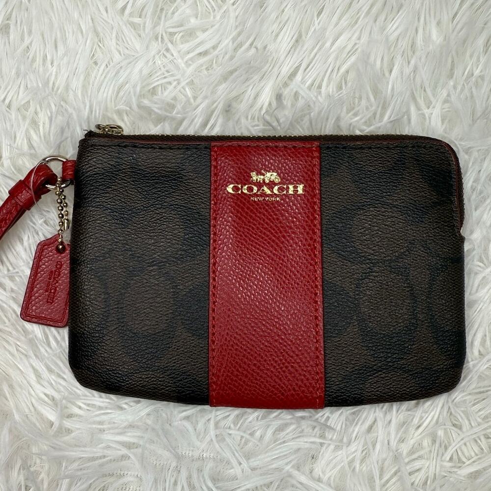 COACH Signature Wristlet